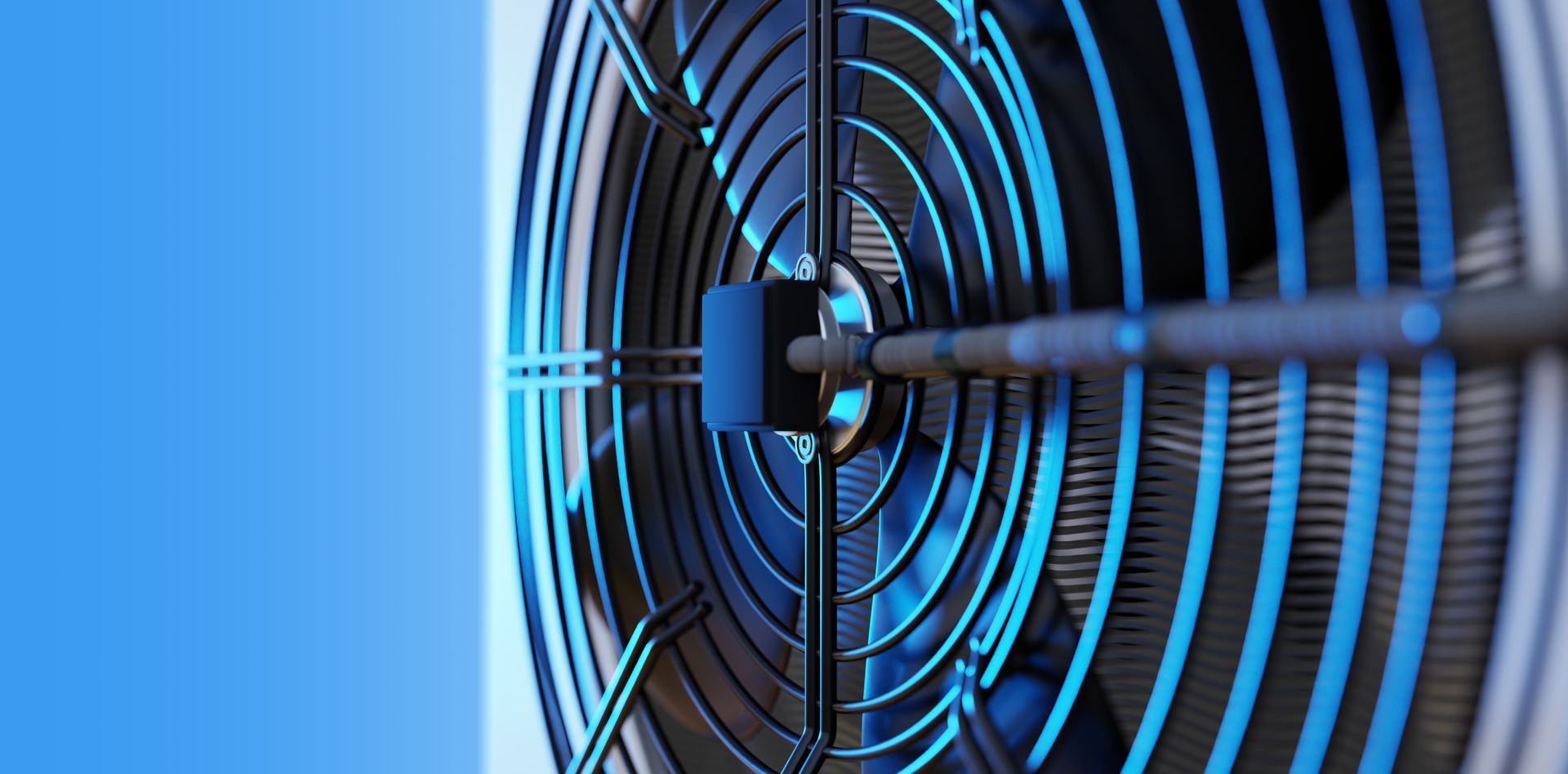 Gros plan sur une unité extérieure de climatisation