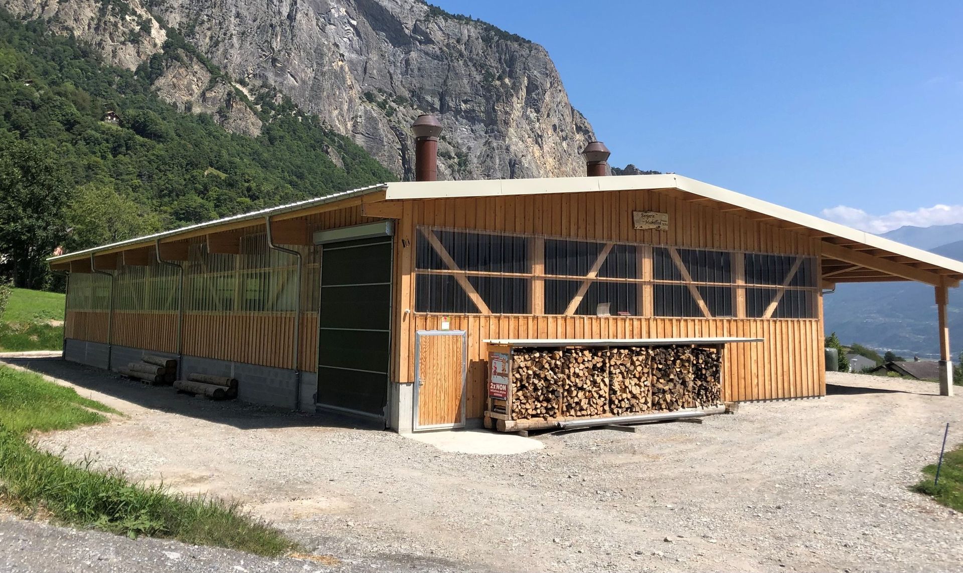 Construction en bois à Chamoson - Charpenterie Michellod SA