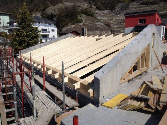 Charpente en bois à Chamoson - Charpenterie Michellod SA