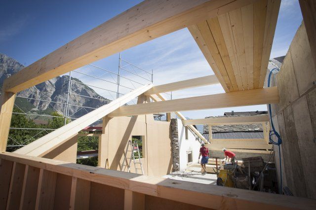 Charpente en bois à Chamoson - Charpenterie Michellod SA