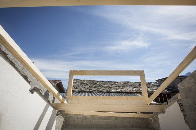 Charpente en bois à Chamoson - Charpenterie Michellod SA