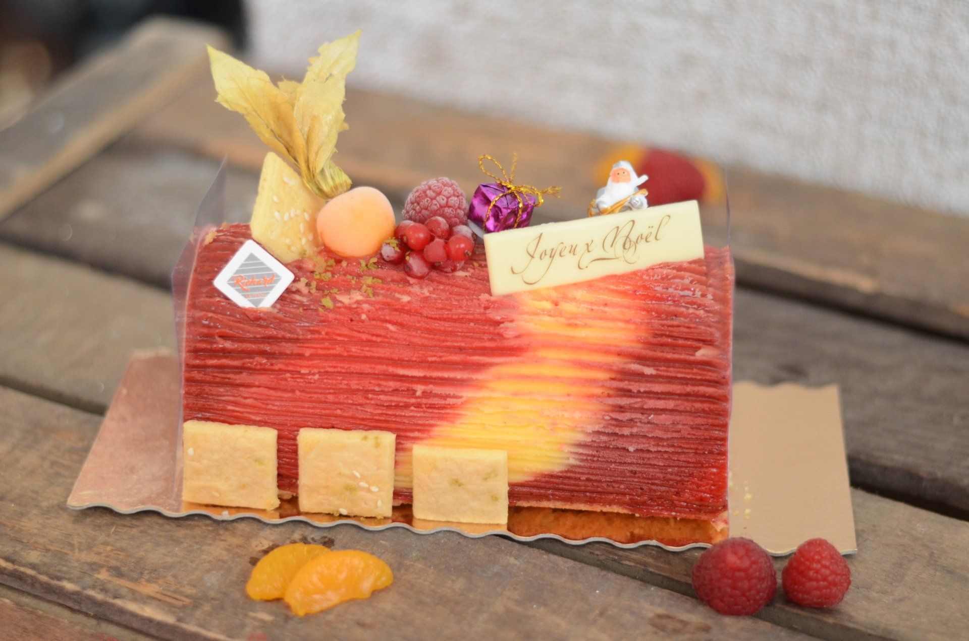 Le dépliant de noël de notre boulangerie-pâtisserie au Mans