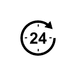 24-Stunden-Icon