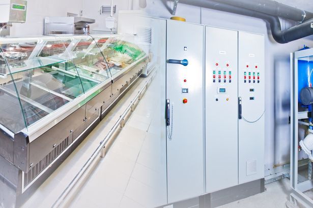Kühltheke und Kältetechnikanlage