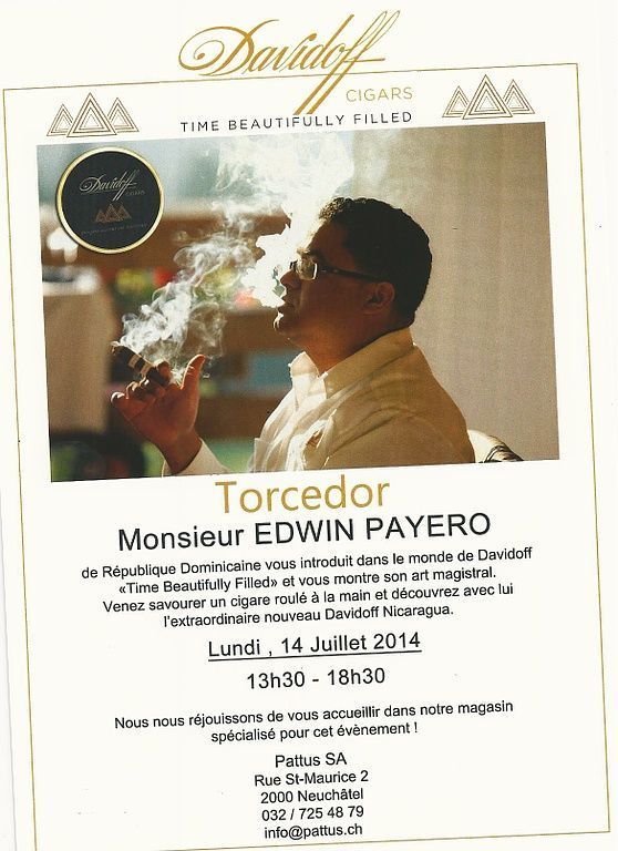 Pattus Tabacs - Demo roulage de cigare - Neuchâtel