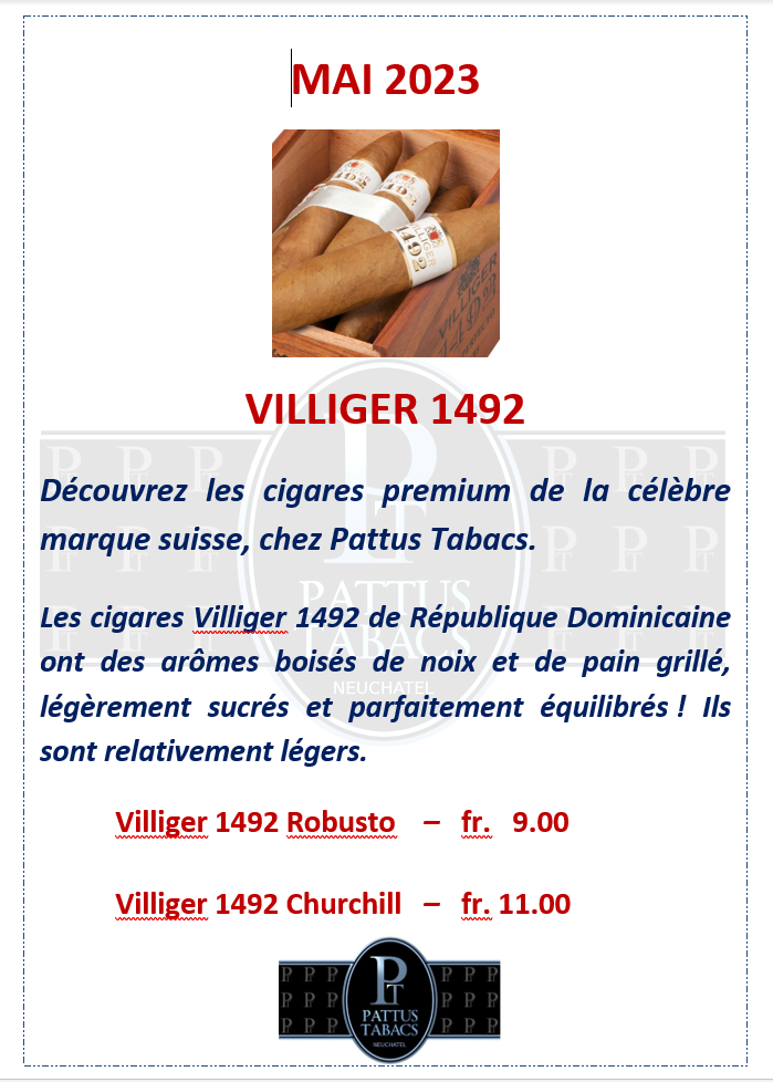 Cigares du mois d'avril 2023 Corrida - Pattus Tabacs