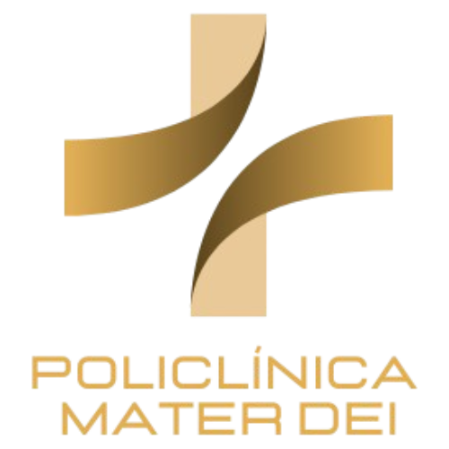 Un icono de cruz en tono dorado sobre el texto