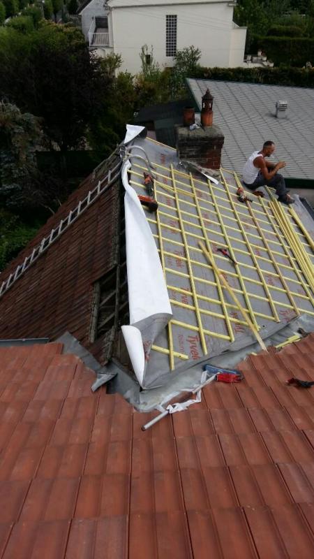 Rénovation de toiture avant