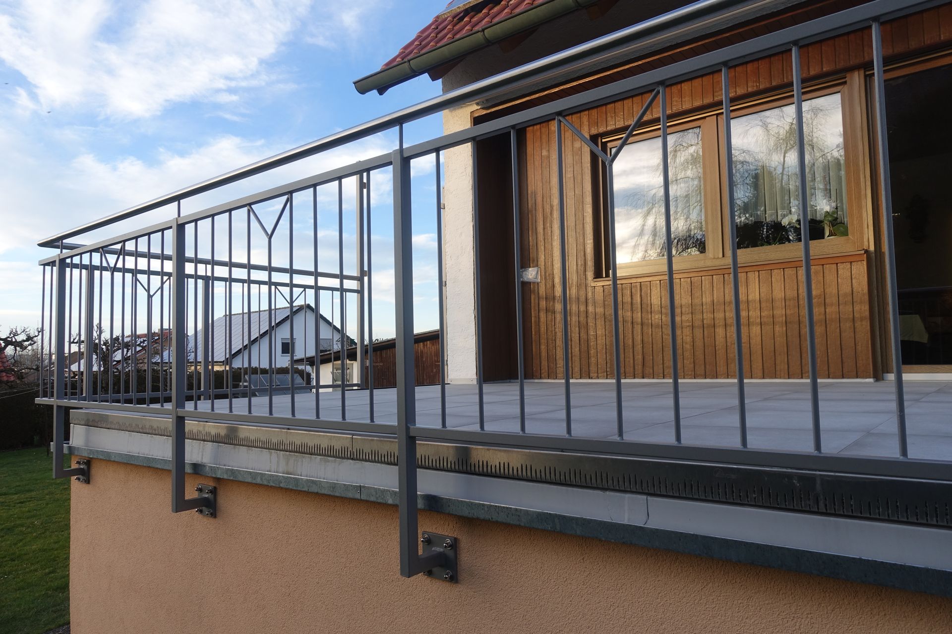 Garde-corps de balcon en métal 