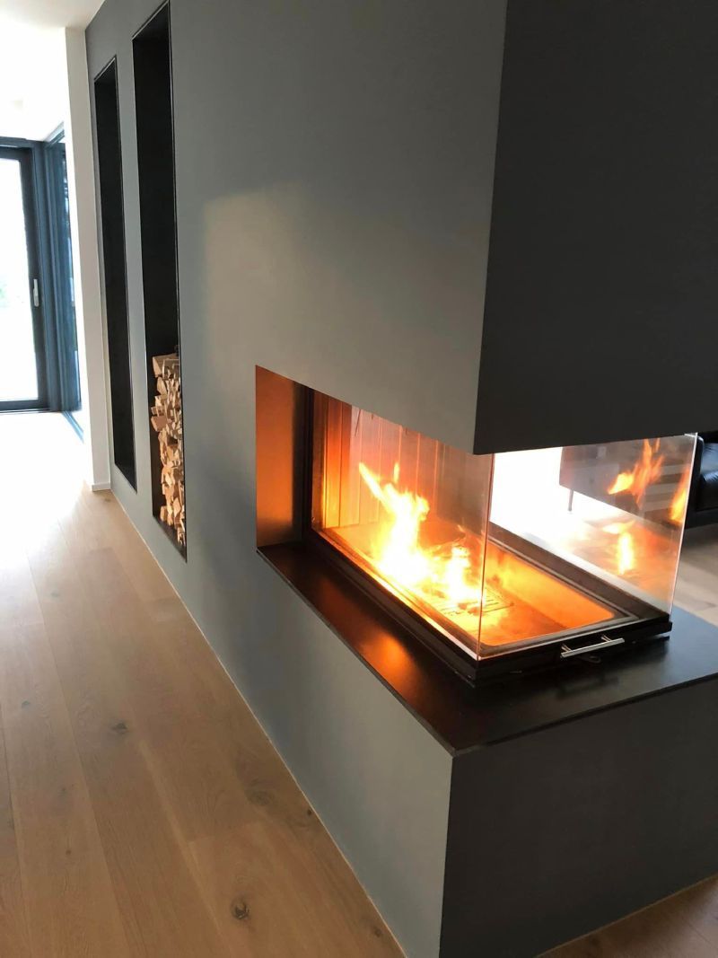 poële à bois de salon