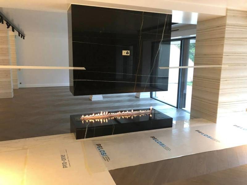 poêle à bois ultra moderne