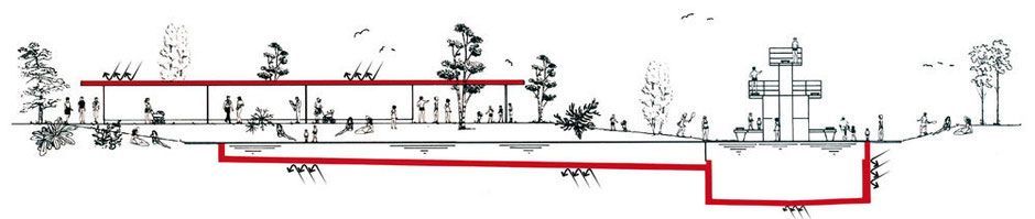 Plan der Kittech AG zum Sperrbeton