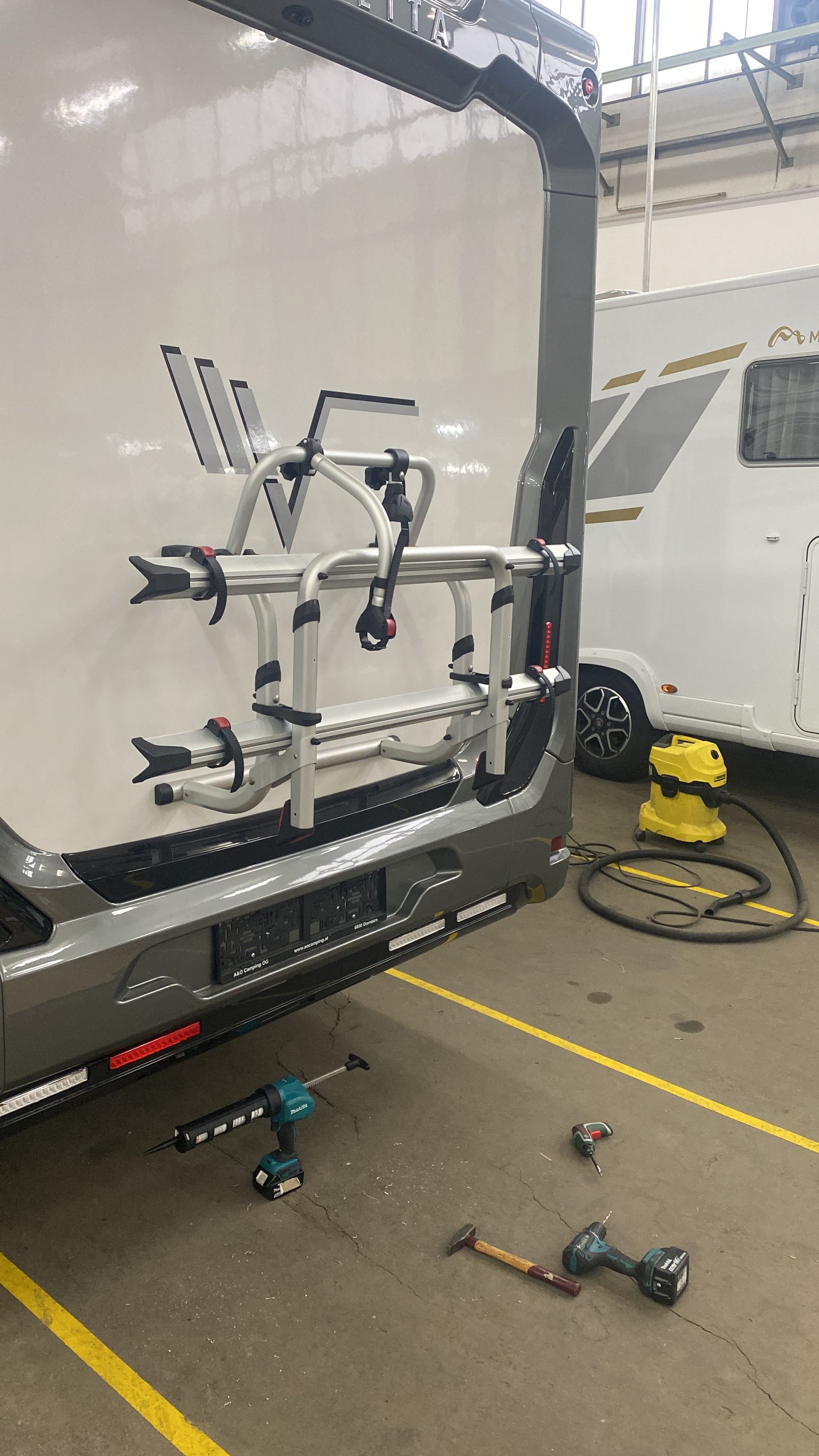 Montage Fahrradträger