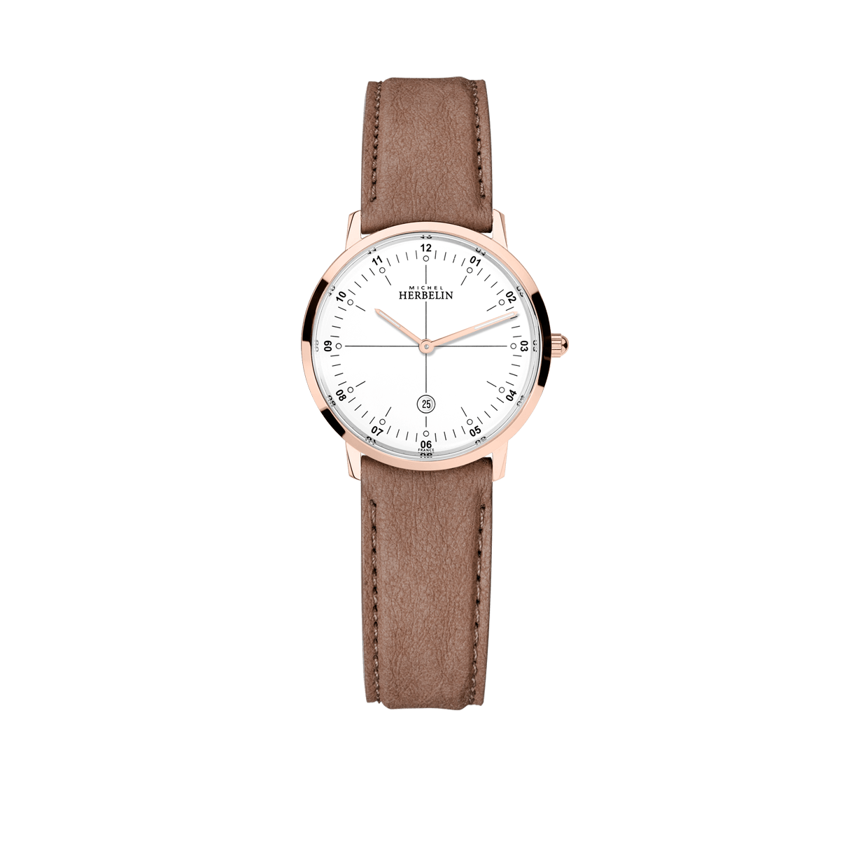 montre bracelet marron clair