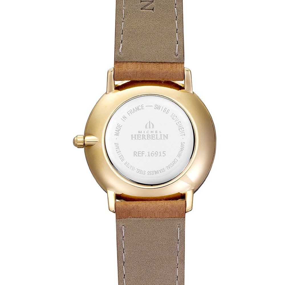 montre bracelet ronde doré 