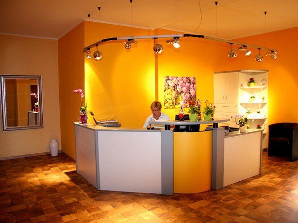 Rezeption in der Rink Berthold Zahnarztpraxis in Chemnitz