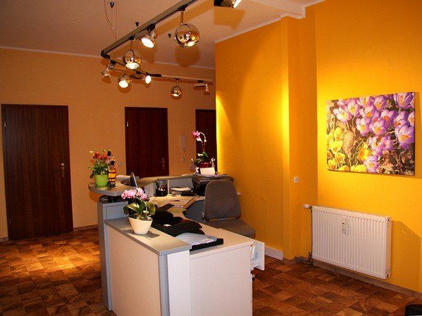 Rezeption in der Rink Berthold Zahnarztpraxis in Chemnitz