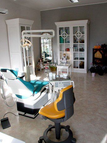 Behandlungszimmer in der Rink Berthold Zahnarztpraxis in Chemnitz