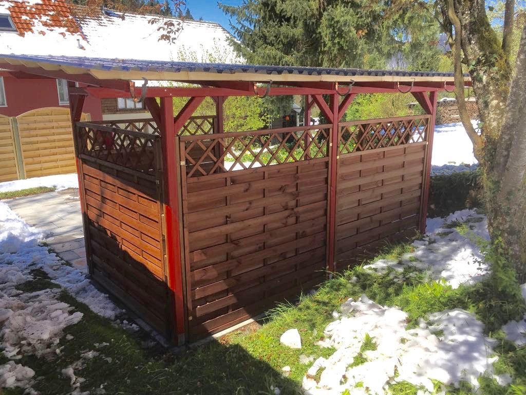 Garten, Unterstand, Grün, Renovation, Gartenhaus