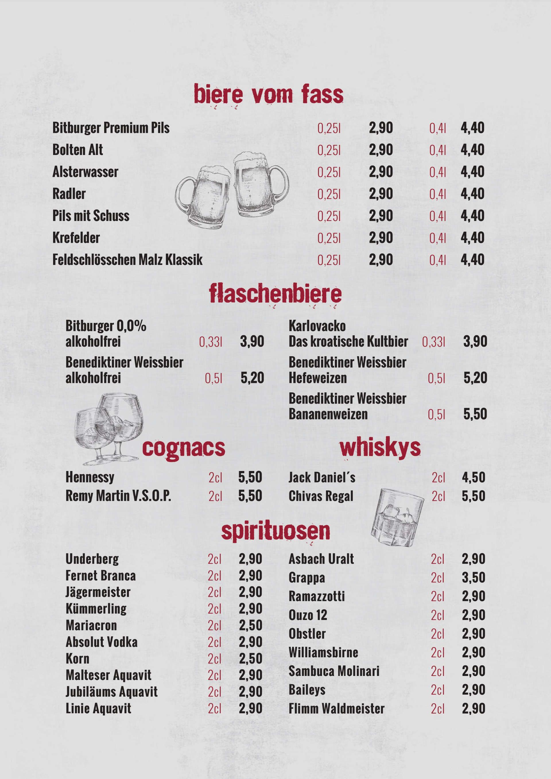 Speisekarte 2025 | Restaurant International Oberhausen | Seite 11