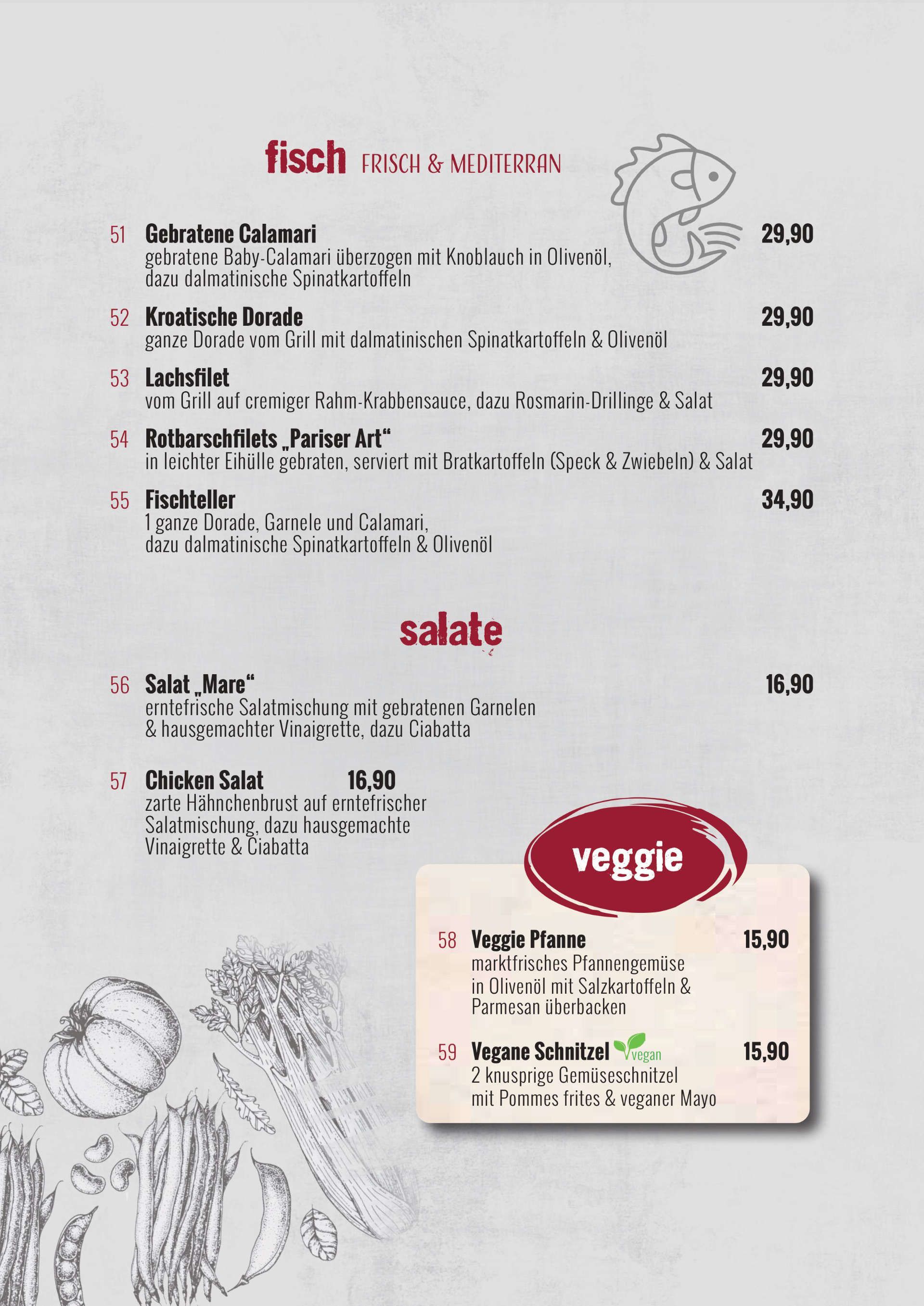 Speisekarte 2025 | Restaurant International Oberhausen | Seite 3