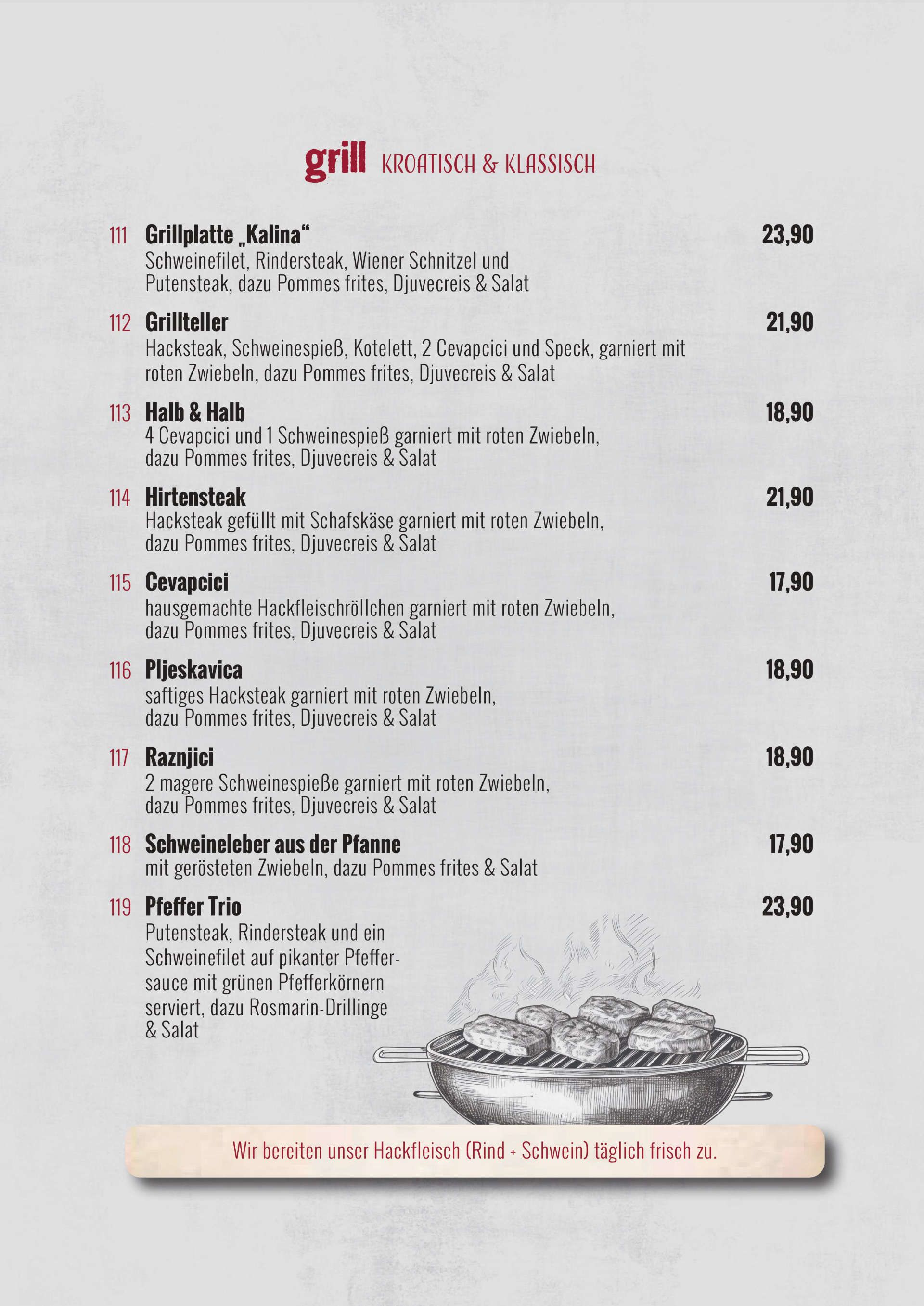 Speisekarte 2025 | Restaurant International Oberhausen | Seite 4