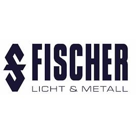 Es ist ein Logo für ein Unternehmen namens Fischer Licht & Metall.