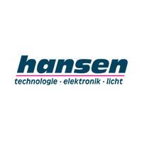 Es ist ein Logo für Hansen Technology Elektronik Licht.