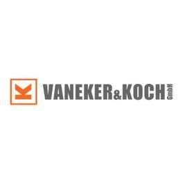 Das Logo von Vaneker & Koch steht auf weißem Hintergrund.