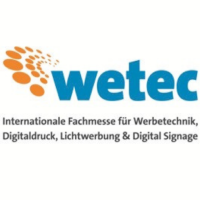 WETEC Internationale Fachmesse für Werbetechnik, Digitaldruck, Lichtwerbung & Digital Signage - Logo