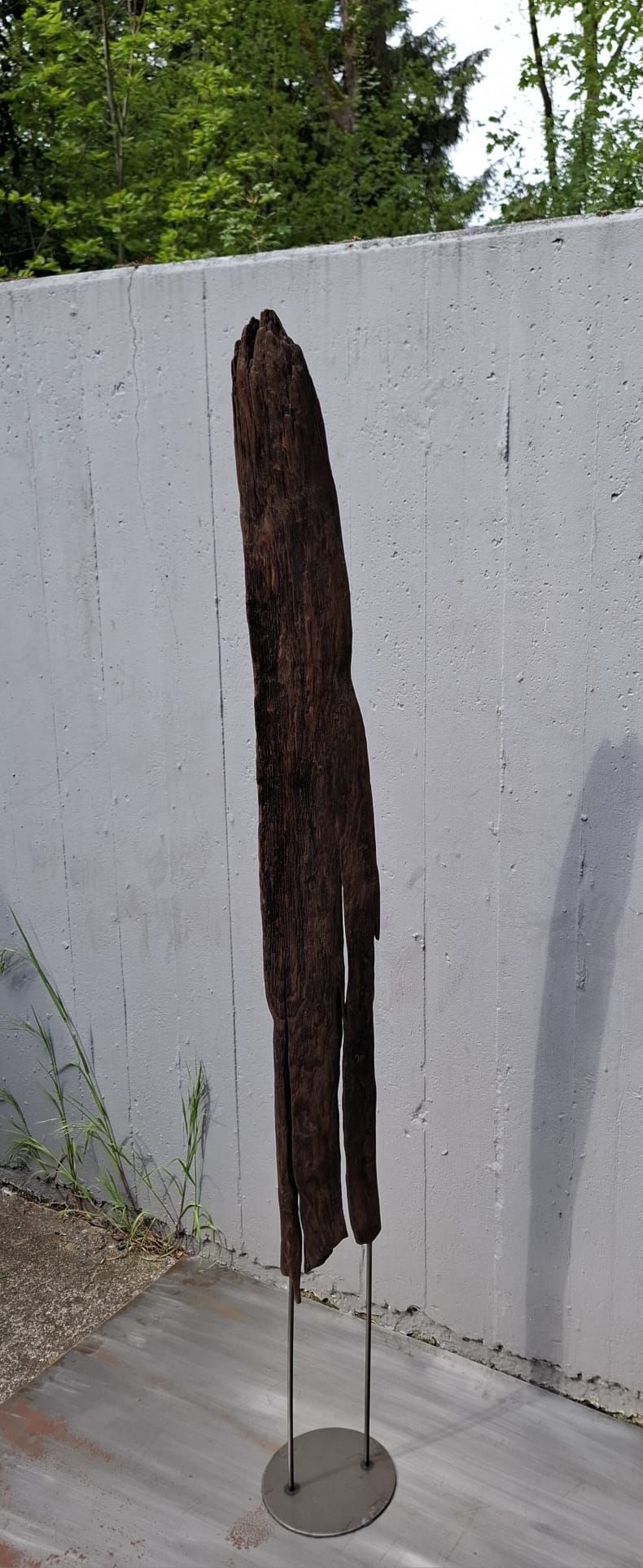 Skulptur aus Treibholz