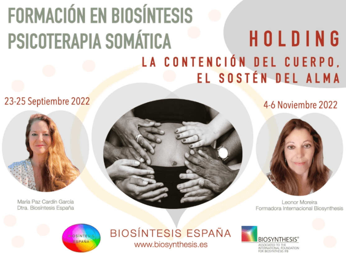 A poster for holding la contencion del cuerpo el sostén del alma
