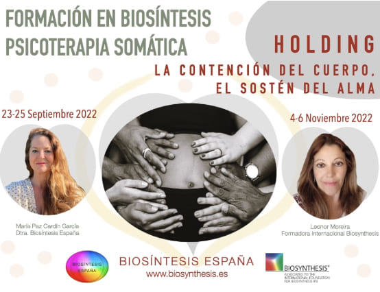 A poster for holding la contencion del cuerpo el sosten del alma