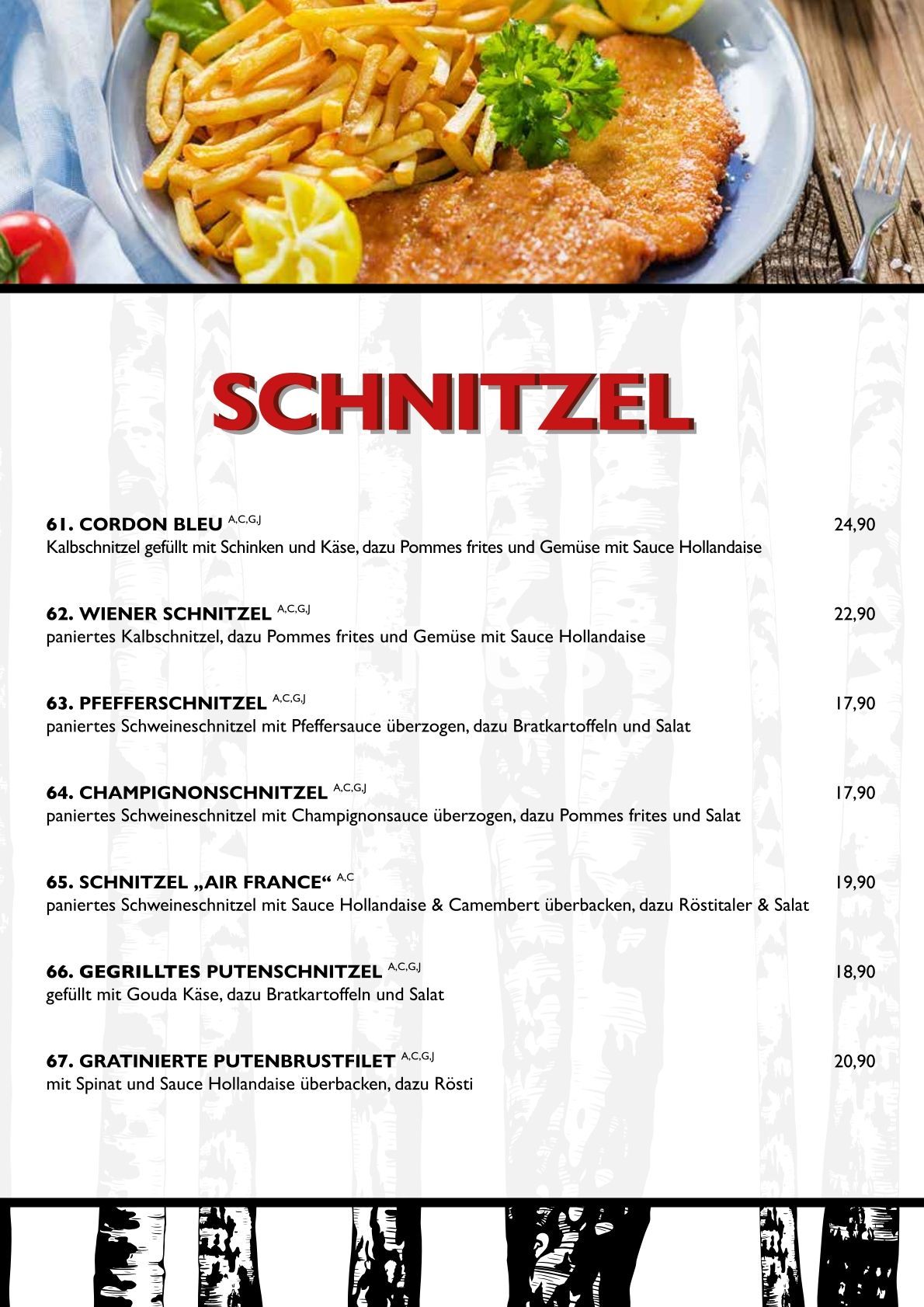 Speisekarte | Steakhaus Passage-Stube | Langenfeld