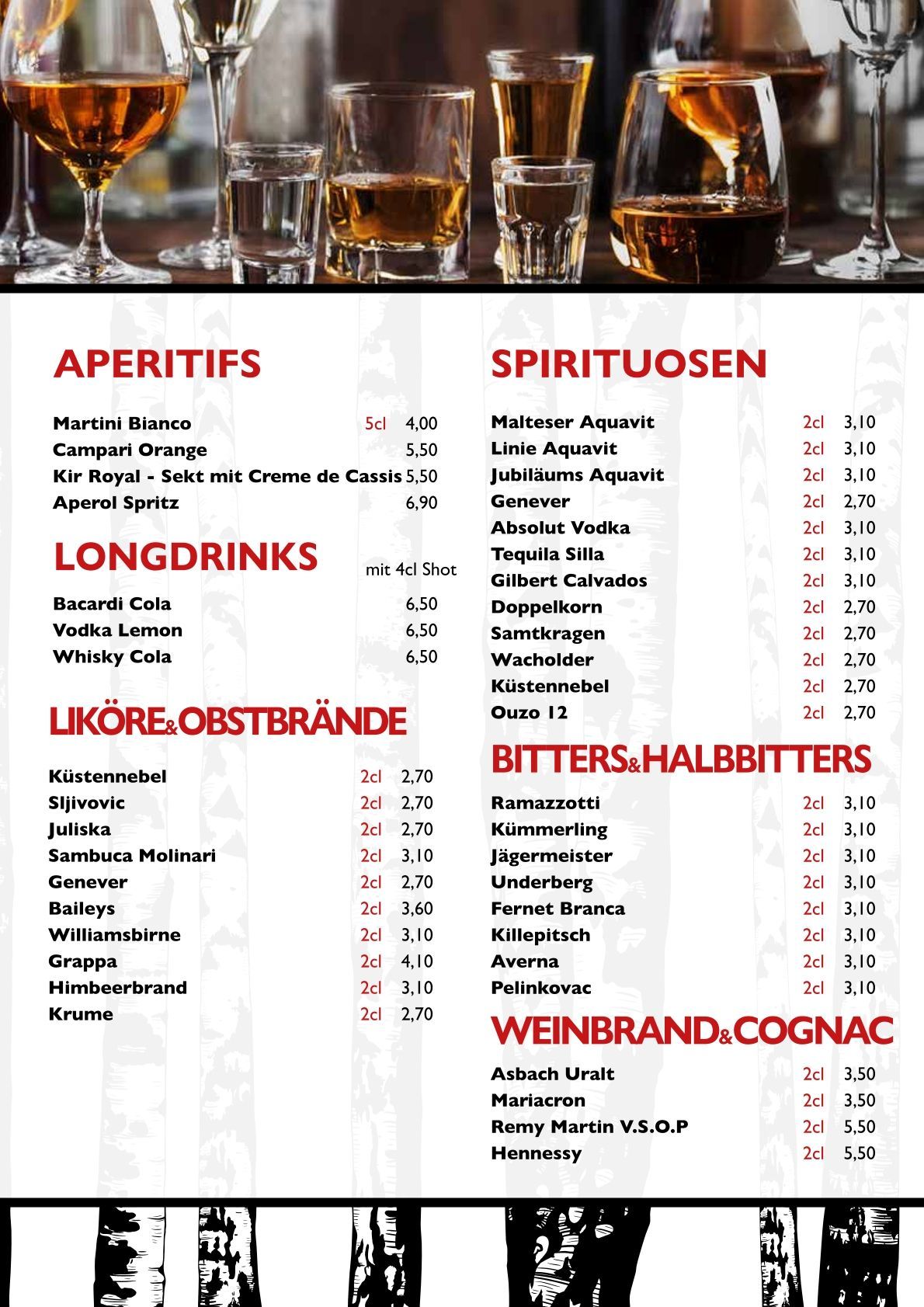 Speisekarte | Steakhaus Passage-Stube | Langenfeld