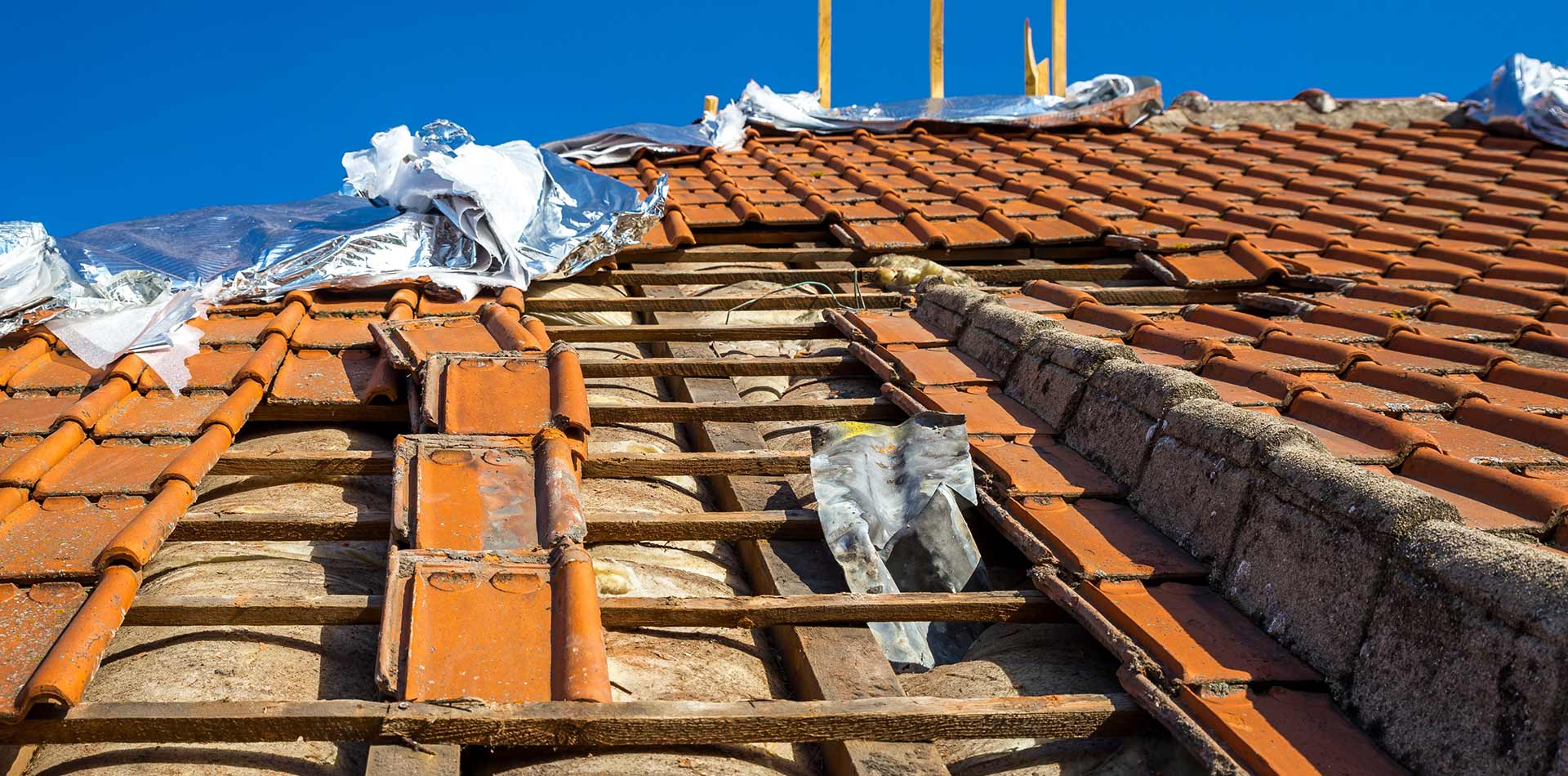 Travaux de couverture de toiture