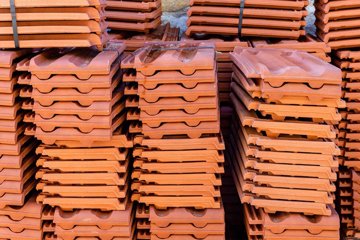 Tuiles rouges