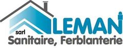 Un logo pour une entreprise appelée leman sanitaire ferblanterie