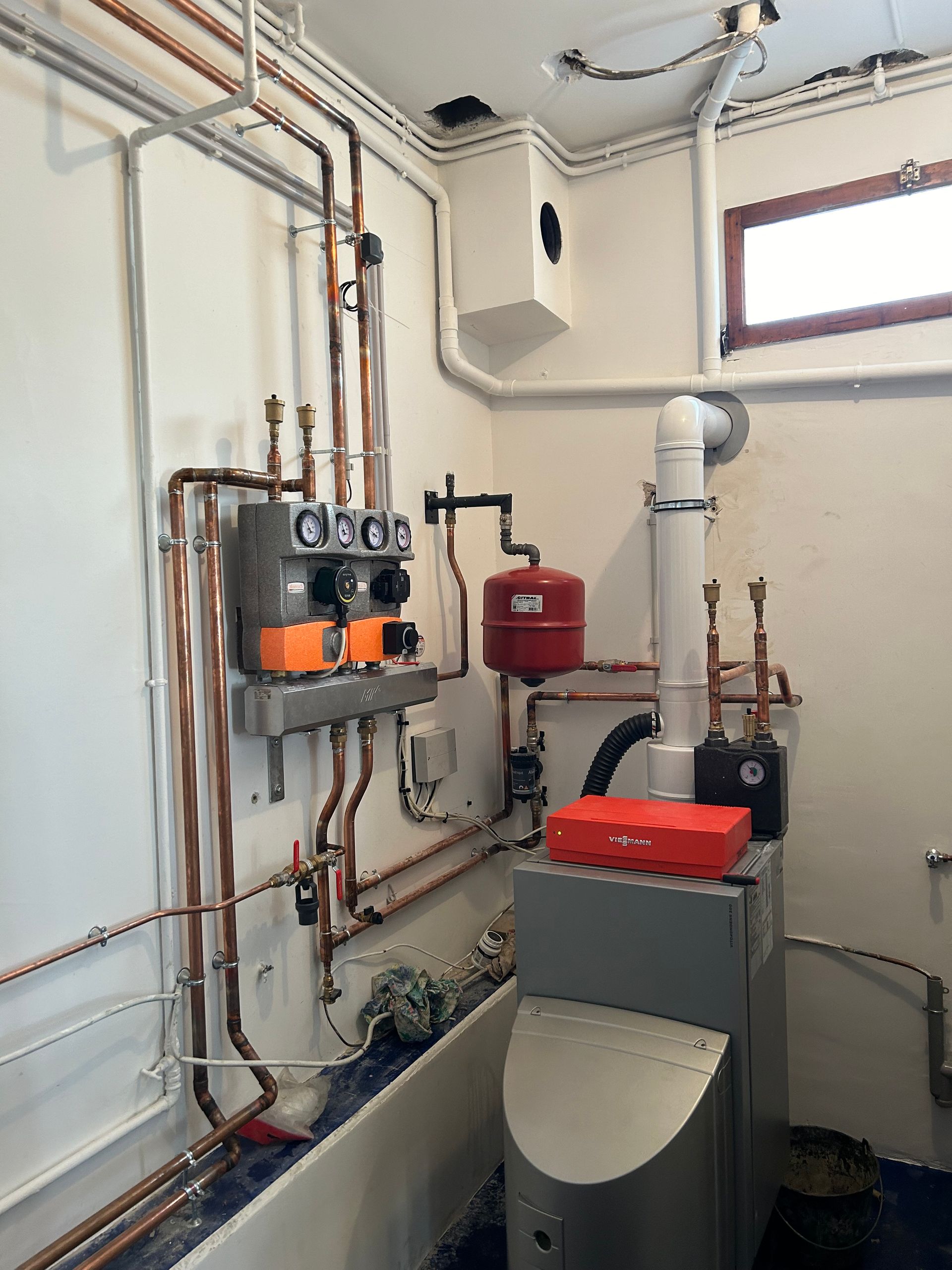 Chaudière à fioul rénovée
