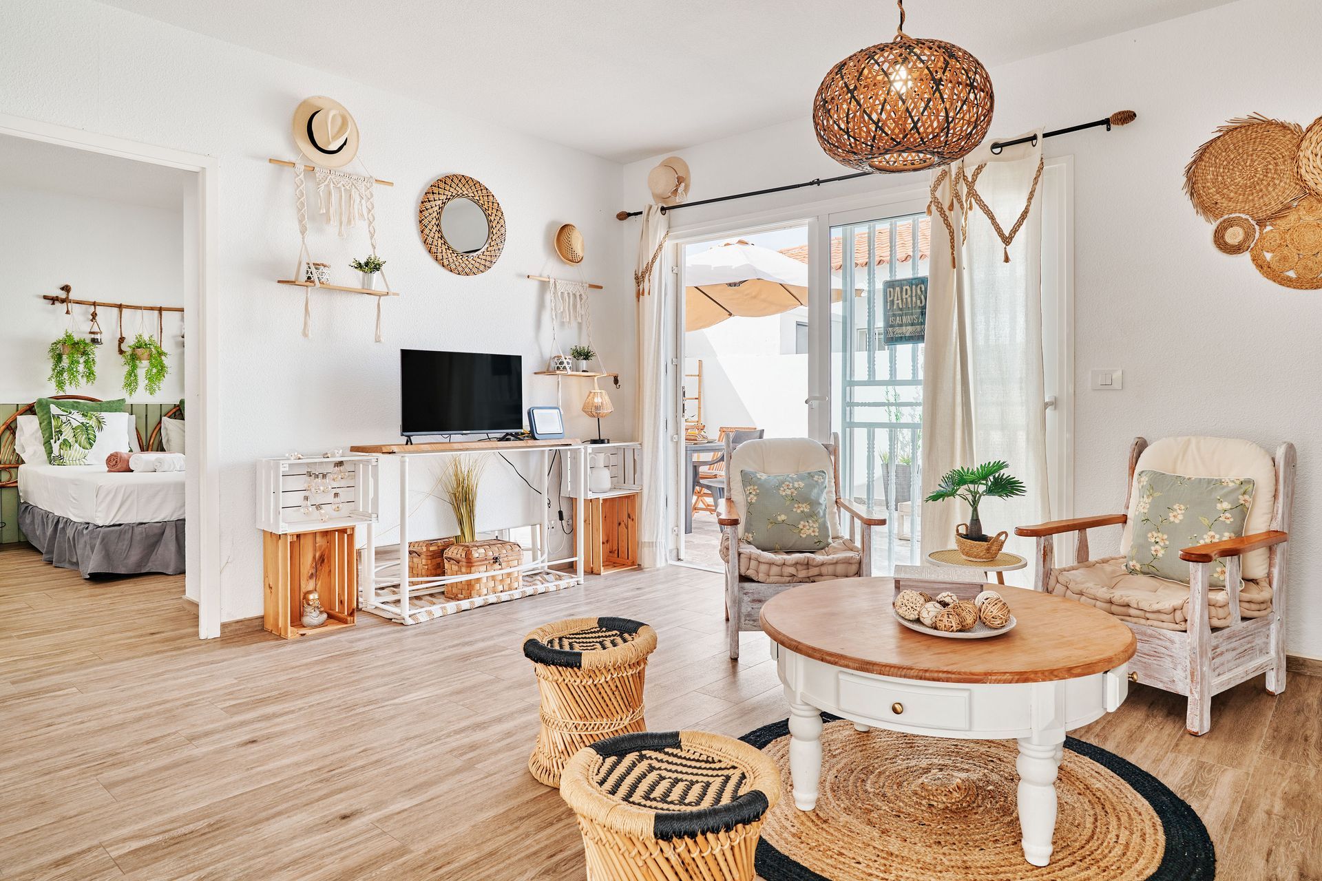 Foto profesional salón apartamento vacacional Tenerife