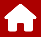 Un icono de casa blanca sobre un fondo rojo.