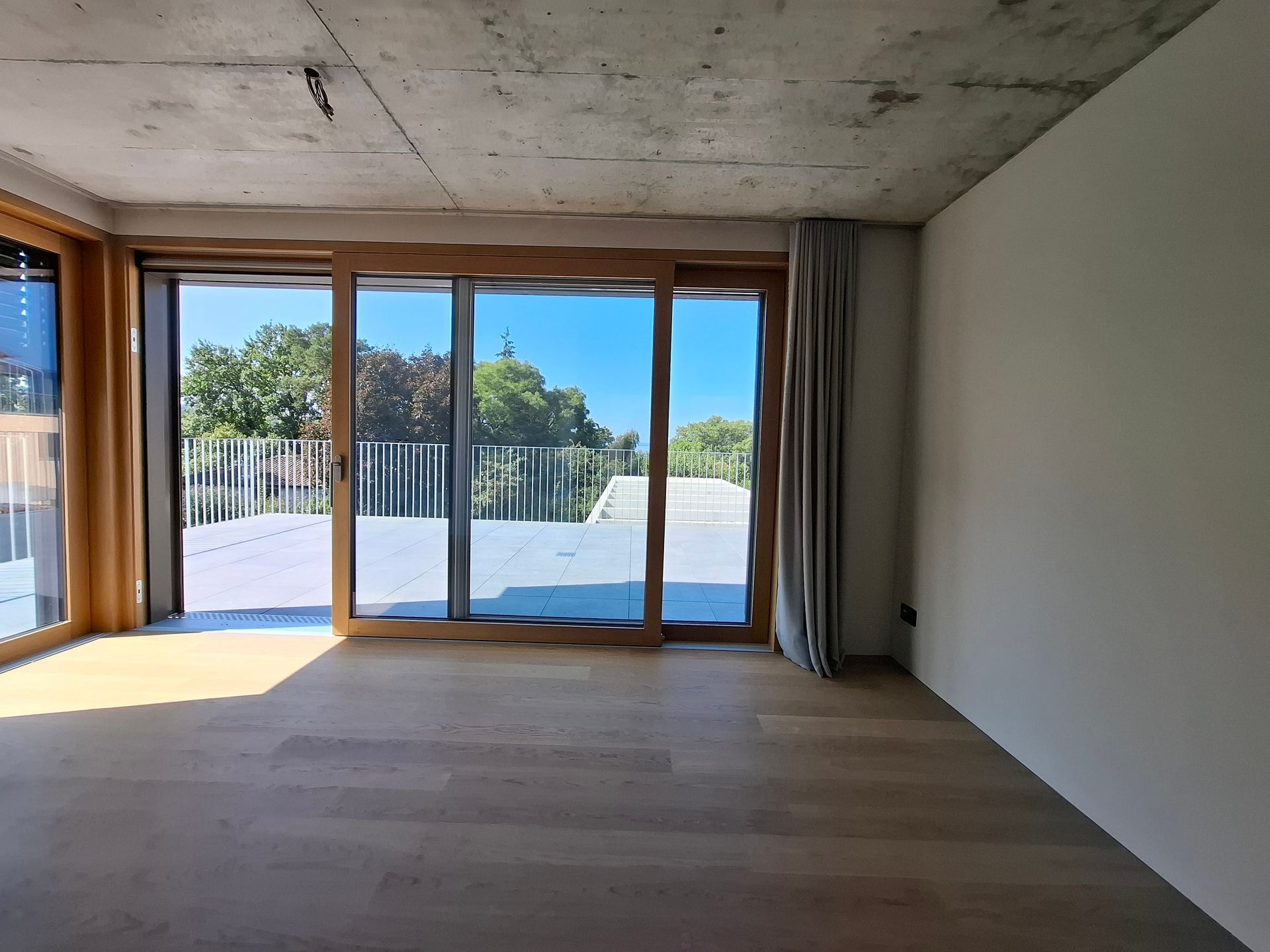 Eine künstlerische Darstellung eines grossen Apartmentkomplexes. Foto von der b. müller's architekten ag