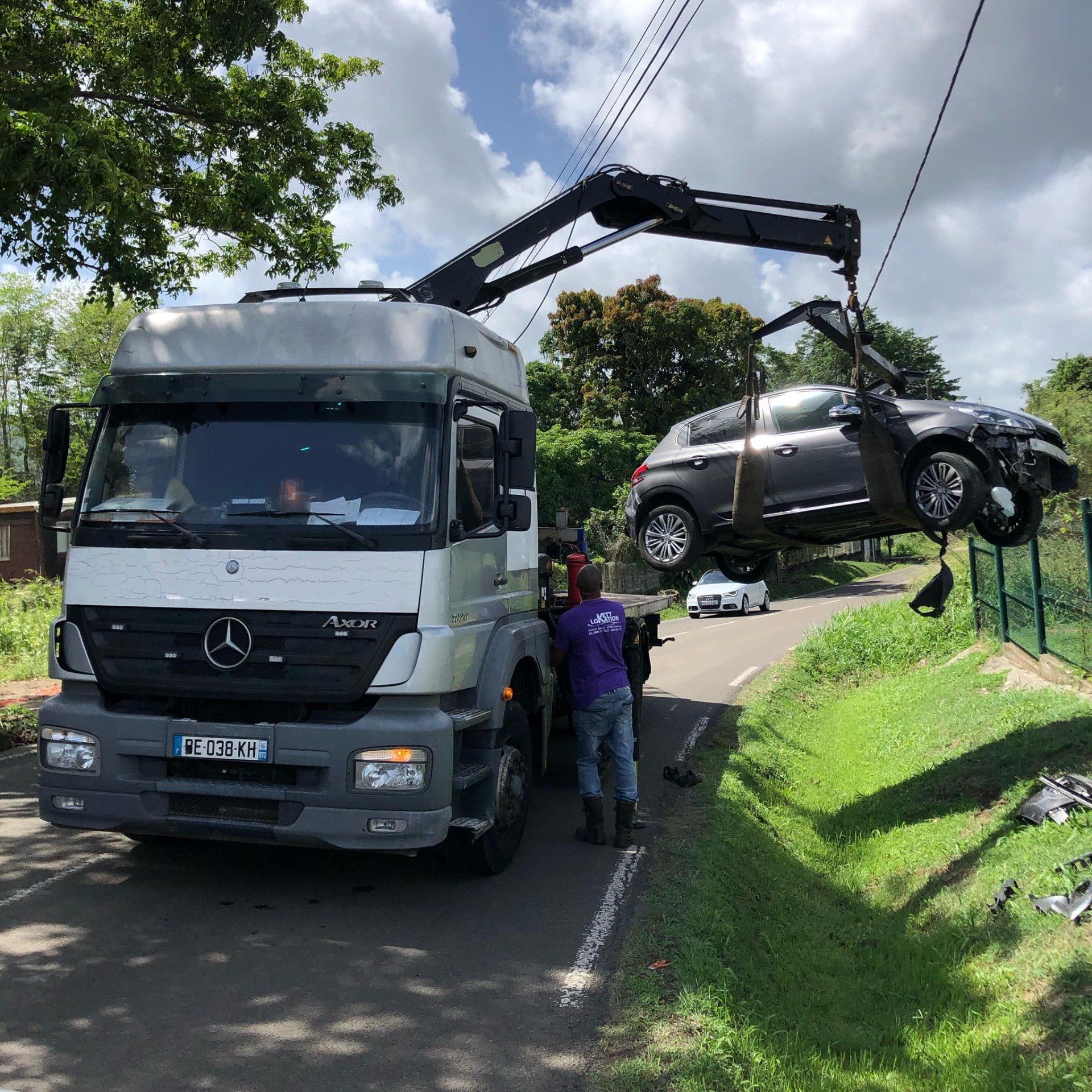 Soulèvement voiture
