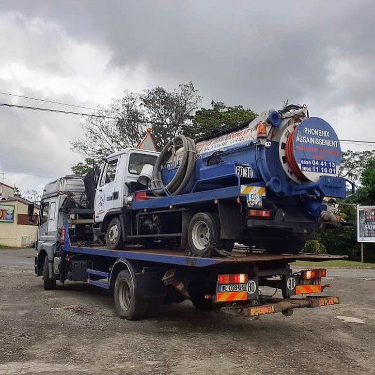 Remorquage camion-citerne