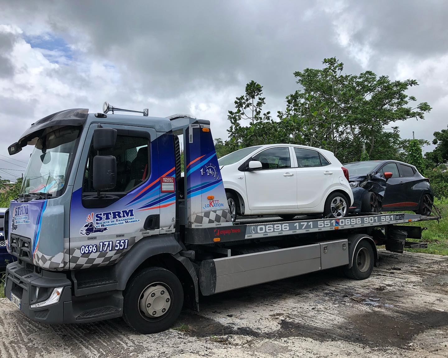 Voitures remorquage fourrière