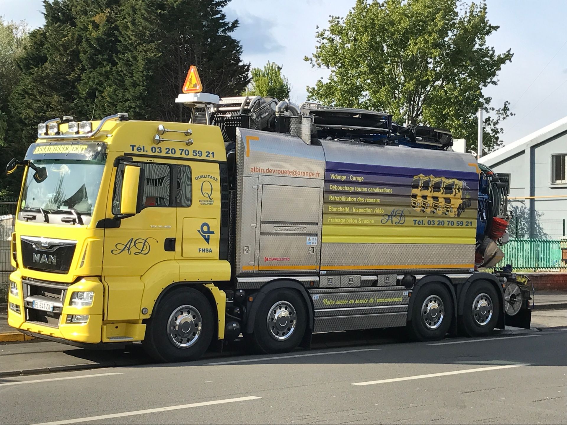 Camion de l'entreprise