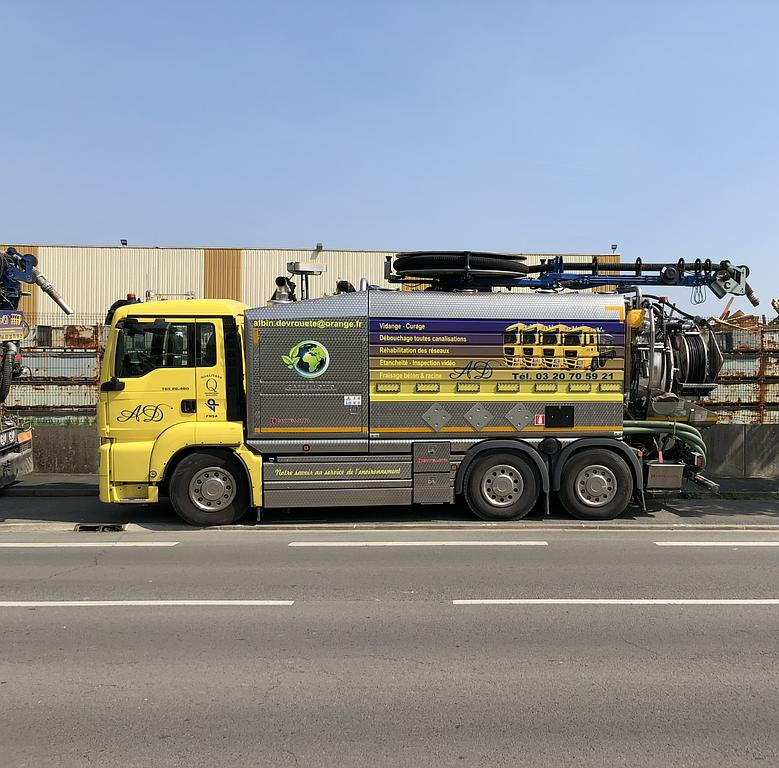 Notre camion hydrocureur