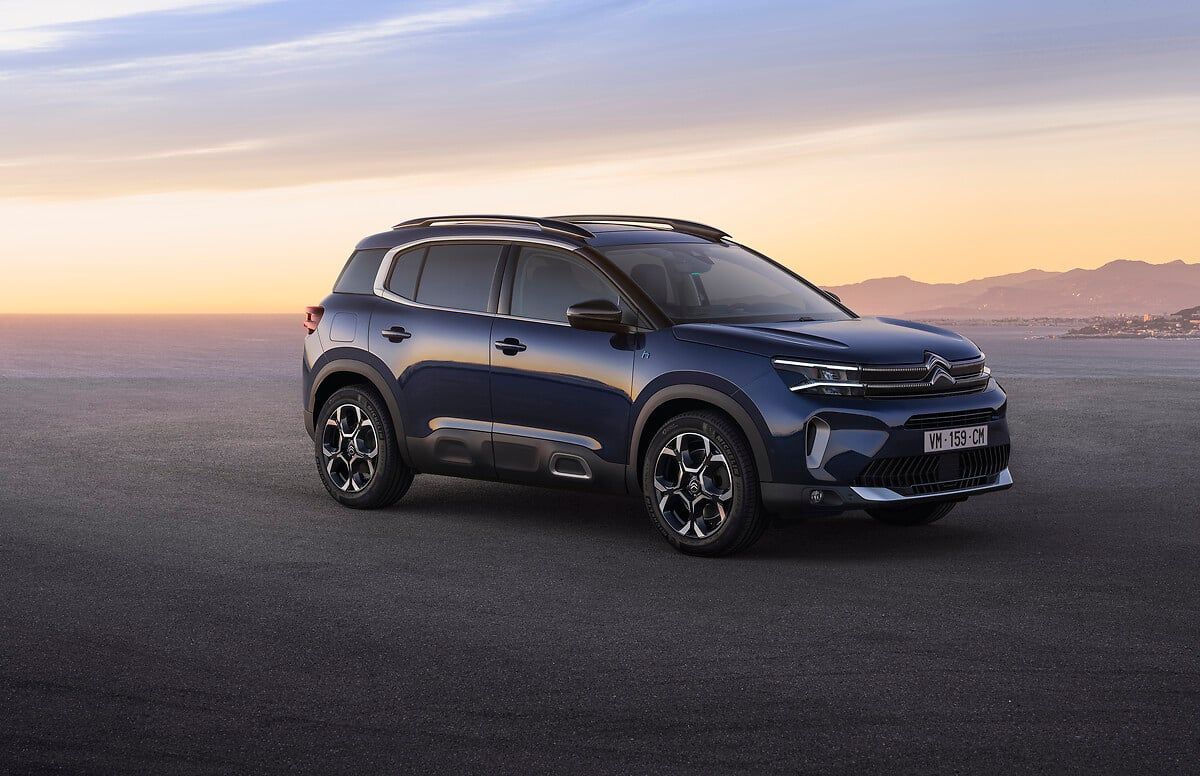 C5 aircross - coucher  de soleil