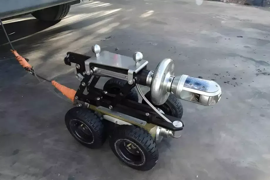 Caméra sur roue pour inspection vidéo