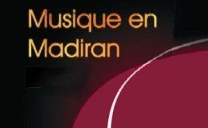 A poster that says musique en madiran on it